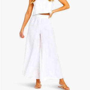 NWT- Vitamin A Wide Leg Linnen Pants